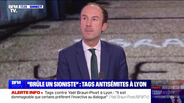 Tags contre la venue de Yaël Braun-Pivet à Lyon: Bruno Retailleau dénonce une insupportable dérive fasciste