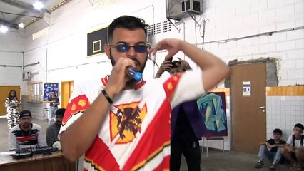 3° semana do hip hop de São Vicente agita escola e prende atenção de alunos