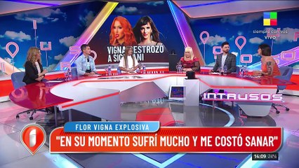 Flor Vigna explosiva: "Griselda Siciliani no tendría que meterse en las parejas"