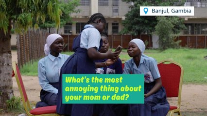 Gambian Teens Share What They Hate Most About Their Parents 😠