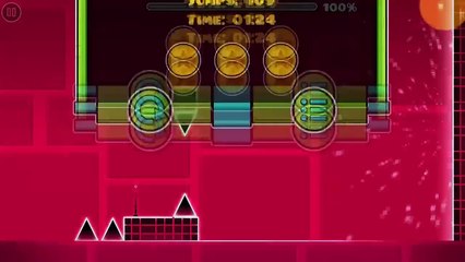 Every Geometry Dash Level as of Update 2.1, but Speed Varies for Every Coordinate Passed