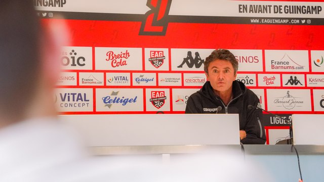 FC Lorient - EAG : le point presse de Sylvain Ripoll