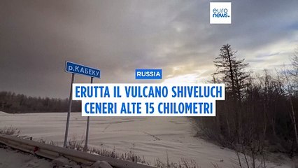 Russia, erutta il vulcano Shiveluch in Kamchatka: colonne di cenere alte fino a 15 chilometri