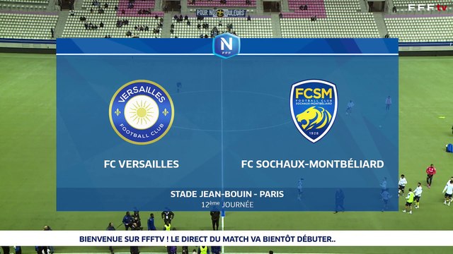 J12 I FC Versailles vs FC Sochaux M en replay (1-1) I National FFF 2024-2025