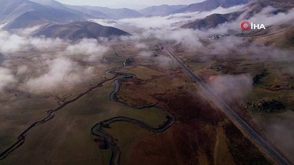 Bitlis’te sonbaharın nefes kesen görüntüsü