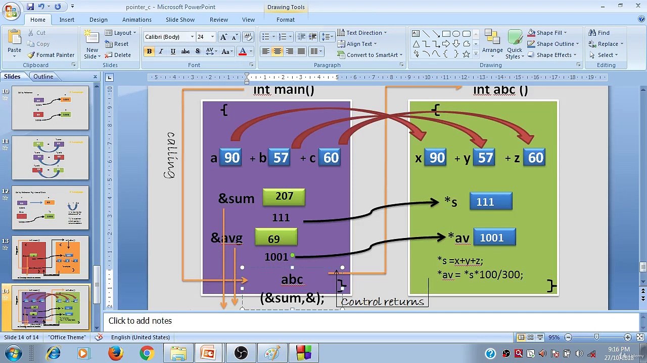 Learn Programming Technique C to Master Skills - Fourth Program - (Call by Reference - continue..)