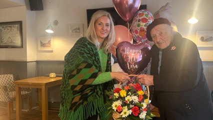 Vera Brett looks back on her life on her 100th birthday