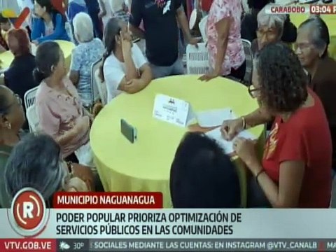 Voceros comunales priorizan optimización de los servicios públicos en el estado Carabobo