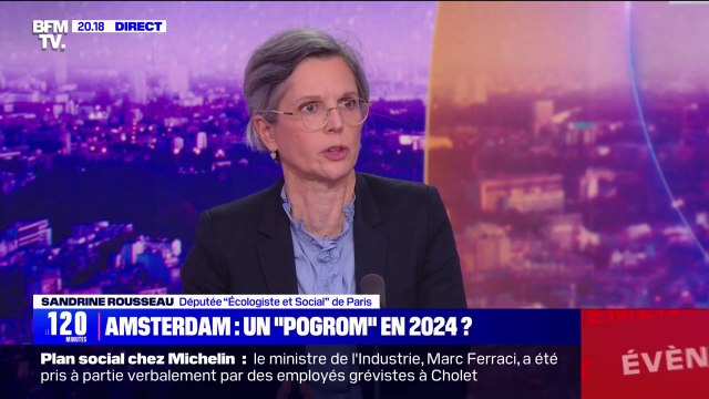 Sandrine Rousseau: Nous devons à la fois défendre les droits des populations civiles de Gaza (...) et en même temps ne jamais verser dans l'antisémitisme