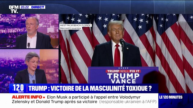Pour Sandrine Rousseau (les Écologistes), Donald Trump se revendique de la masculinité toxique