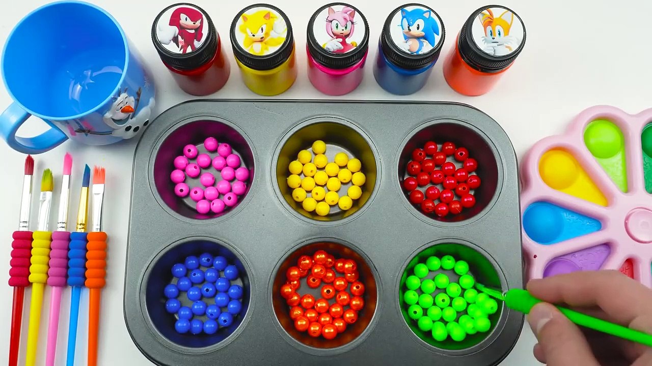 Fun Satisfying Video  Mixing All Lollipops & Rainbow Eggs from Glitter Slime  Cutting Candy ASMR