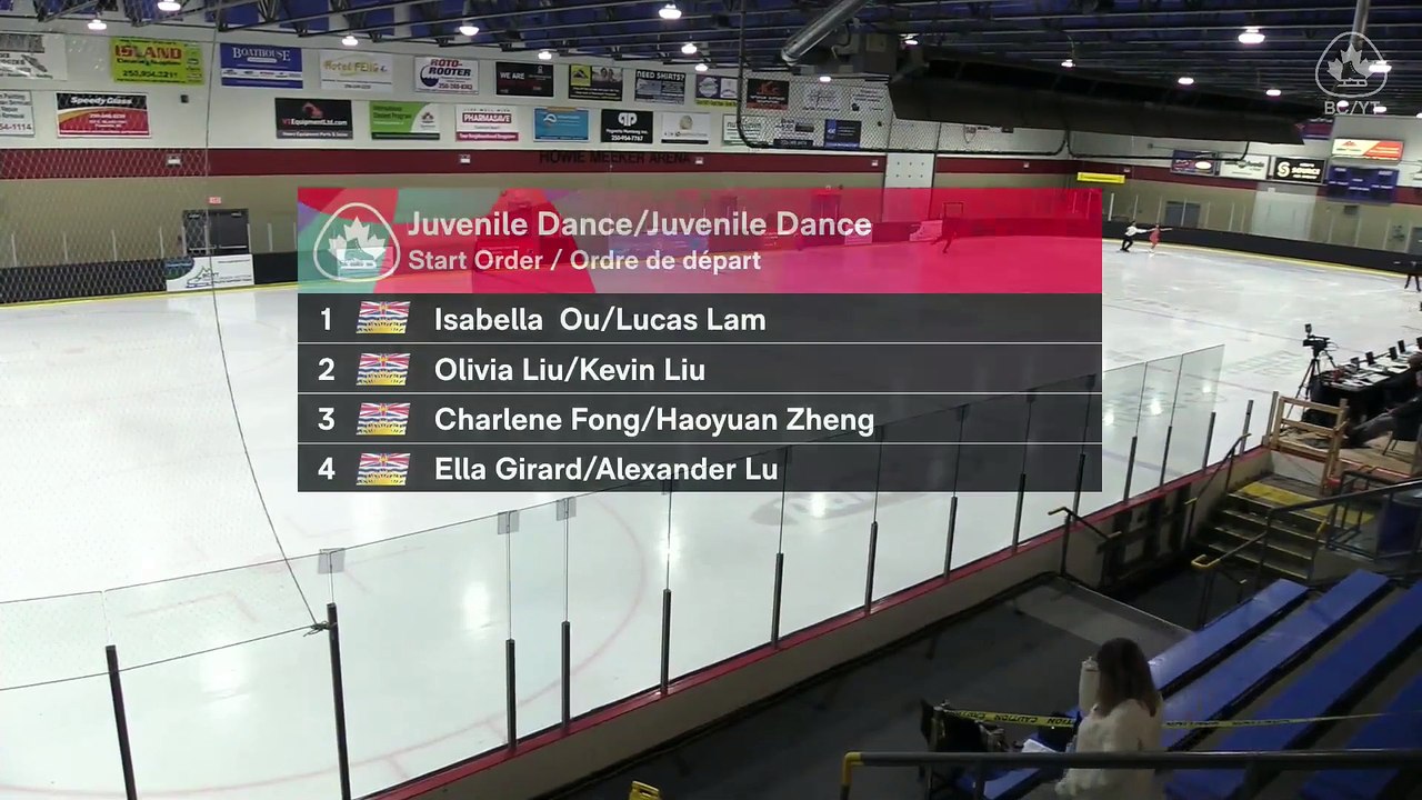 Juvenile Free Dance 2025 Skate Canada BC/YT Super Series Sectionals - Meeker Arena