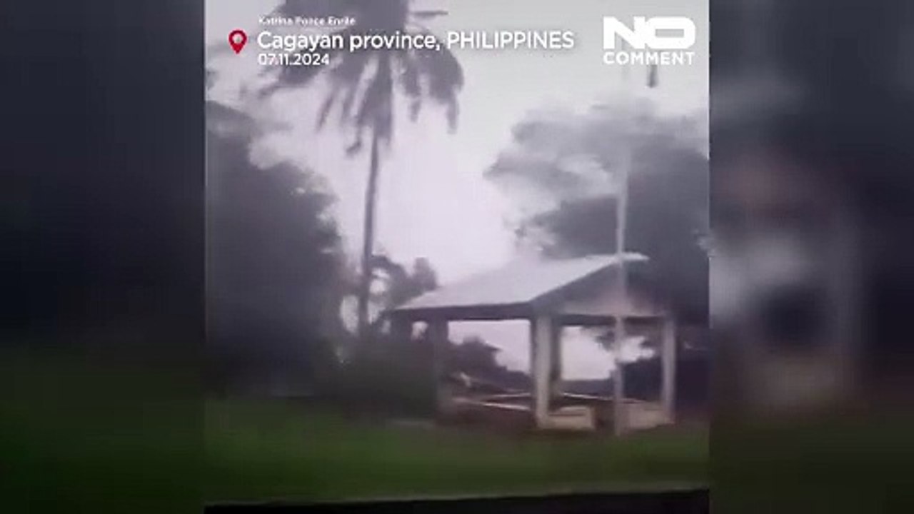 No Comment: Taifun Yinxing verwüstet Nordphilippinen und beschädigt Flughäfen