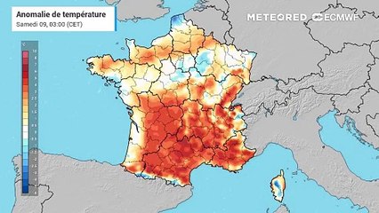 Anomalie des températures