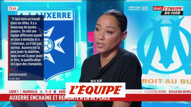 OM-Auxerre : « On mérite ces sifflets », estime Adrien Rabiot - Foot - L1