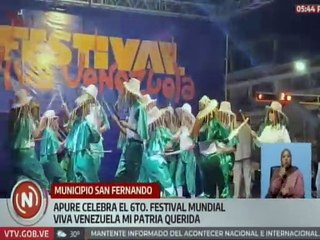 Apureños disfrutaron del 6to. Festival Mundial Viva Venezuela