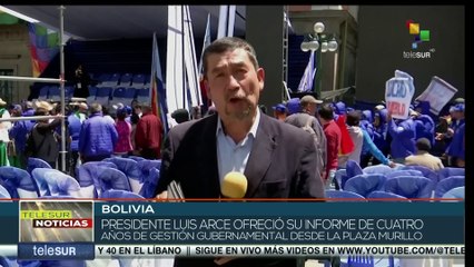 Pdte. Luis Arce emitió balance sobre sus 4 años de gestión