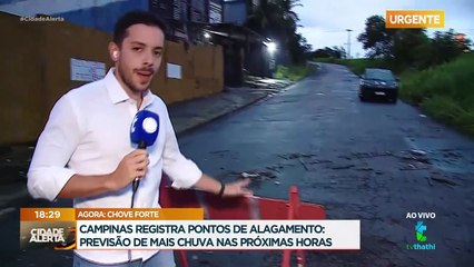 CAMPINAS REGISTRA PONTOS DE ALAGAMENTO