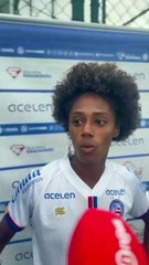 Atacante avalia que o Bahia poderia ter construído "placar mais elástico" na final do Baianão Feminino