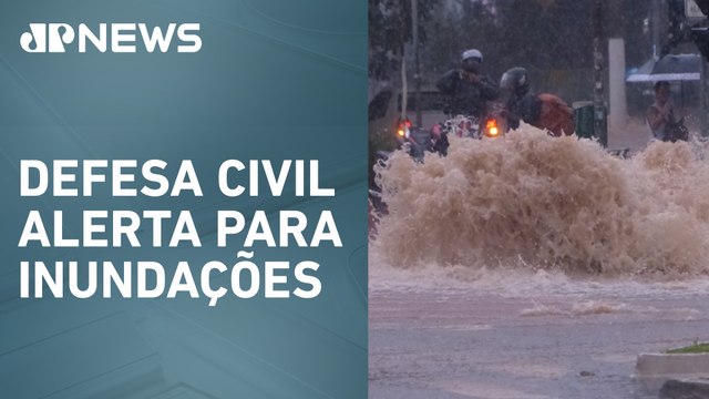 Cidade de São Paulo registra temporais intensos e alagamentos