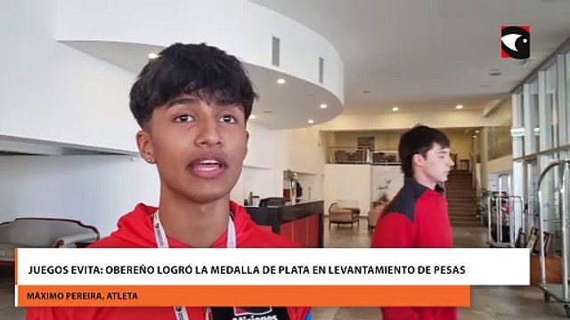 Juegos Evita: Obereño logró la medalla de plata en levantamiento de pesas