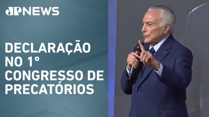 Michel Temer nega que será vice de Bolsonaro em 2026