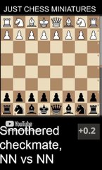 Smothered checkmate. NN vs, NN