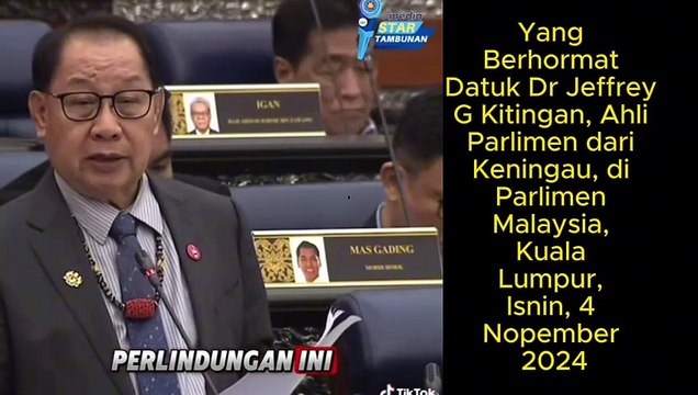 Sabah dan Sarawak di Borneo dijajah Kuala Lumpur, Malaysia, karena kucuran anggaran pembangunan masih jauh dari harapan, kata Yang Berhormat Dr Jeffrey G Kitingan, Ahli Parlimen Malaysia dari Keningau di Parlimen Malaysia, Isnin, 4 Nopember 2024