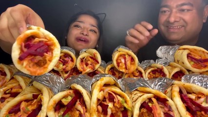 20 BIGGEST CHICKEN SHAWARMA EATING CHALLENGE 🌯 SHAWARMA EATING CHALLENGE _ FOOD EATING CHALLENGE🔥