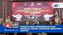 DEBAT PILKADA KOTA BATU: KRIDA USUNG PROGRAM SERAGAM GRATIS UNTUK TINGKATKAN AKSES PENDIDIKAN