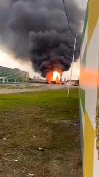 Propane tank explodes in a russian region Chechnya. 4 innocent children have died. May they rest in peace.