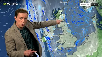 Met Office Friday evening weather forecast 08/11/2024