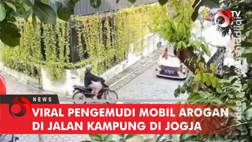 Viral Pengemudi Mobil Arogan di Jalan Kampung di Jogja