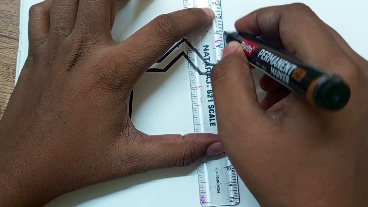 House Drawing / How to Draw a Simple House Step By Step Very Easy / House Scenery Drawing