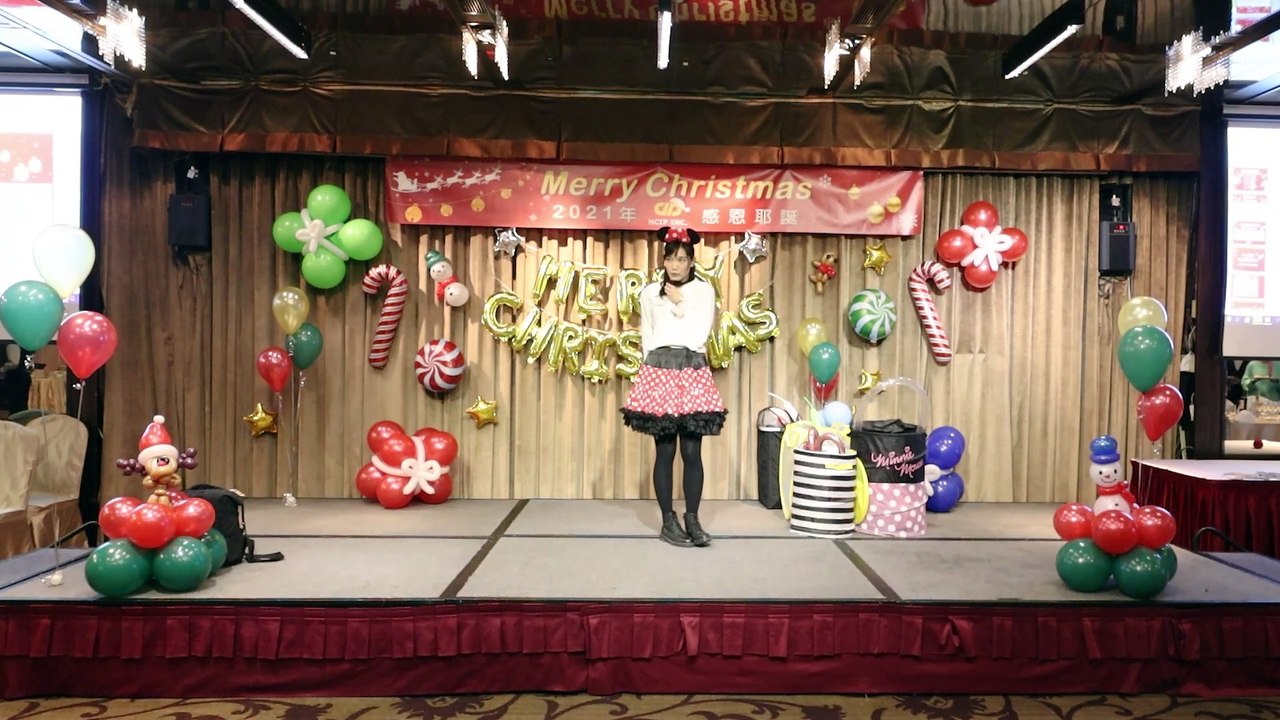 氣球米妮聖誕表演影片