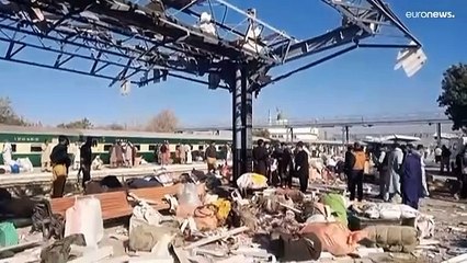 مقتل 20 شخصاً في تفجير بمحطة قطار كويتا جنوب غرب باكستان
