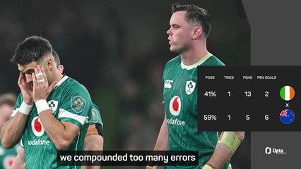 'Sombre' Ireland 'gutted' with home loss to New Zealand - Farrell