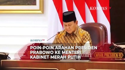 Poin-Poin Arahan Presiden Prabowo ke Menteri Kabinet Merah Putih - PARASOT
