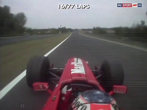 F1 – Michael Schumacher (Ferrari V10) Onboard – Hungary 1998