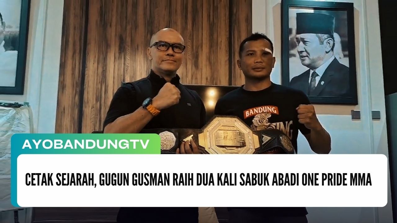 Cetak Sejarah, Gugun Gusman Raih Dua Kali Sabuk Abadi One Pride MMA