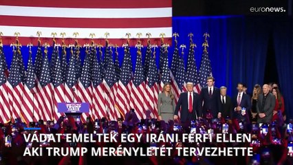 Vádat emelnek az Egyesült Államokban egy iráni férfi ellen, aki Donald Trump ellen tervezhetett merényletet