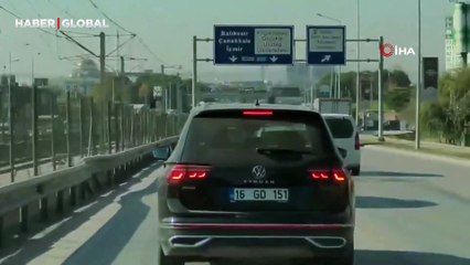 Direksiyon başında fenalaştı, bir sağa bir sola çarptı