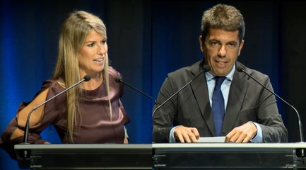 Los piropos de Mazón a Maribel Vilaplana en un acto público el 14 de octubre