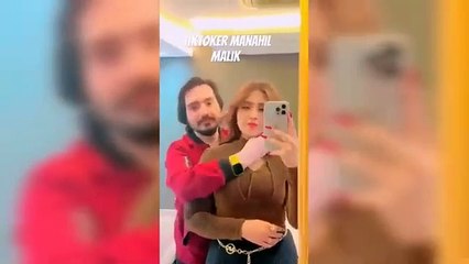 TikToker Manahil Malik viral videos (original videos)😱😱