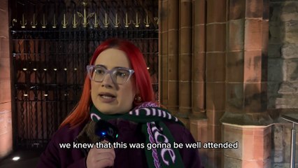 Reaction following Women's Safety rally in Derry