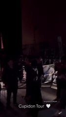 "Slimane une pensée toute particulière pour toi, ta gentillesse, ton soutien, cette chanson magnifique et ce clip que tu as offert de partager avec moi" peut-on lireAyem Nour, Instagram