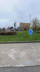 Grogne du monde agricole: la FJA a mené une action à Hannut