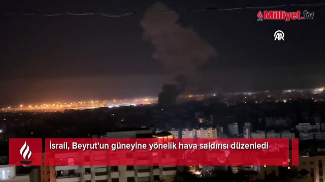 İsrail, Beyrut'un güneyine yönelik hava saldırısı düzenledi