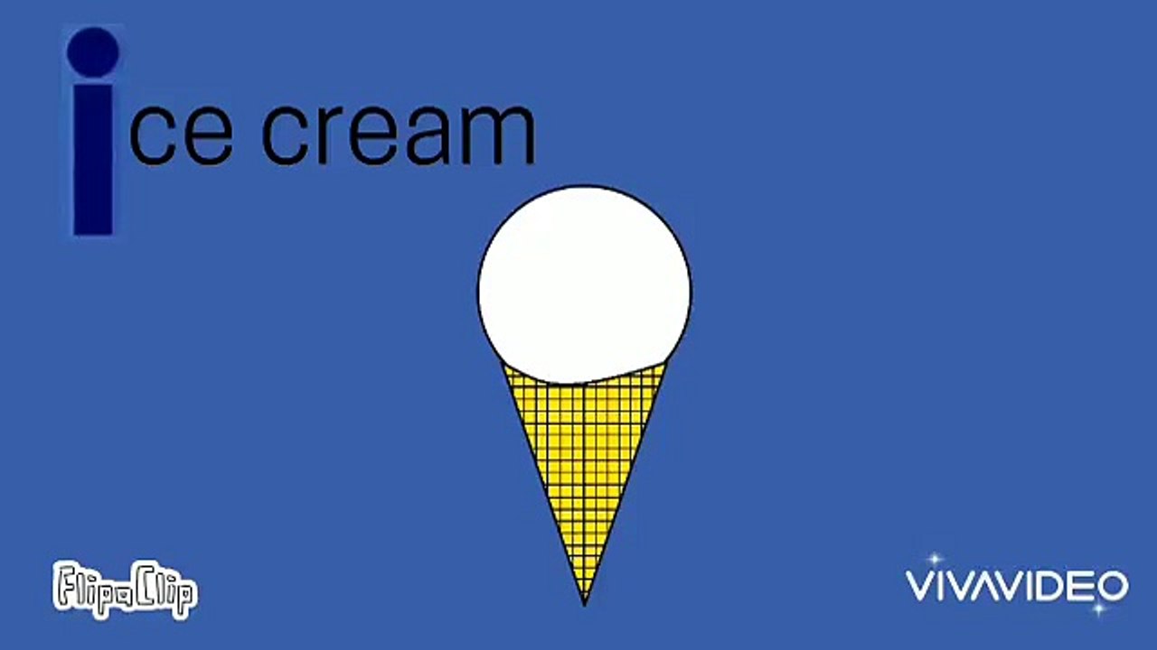 I is for Ice-Cream (2018) (Lowercase Version)