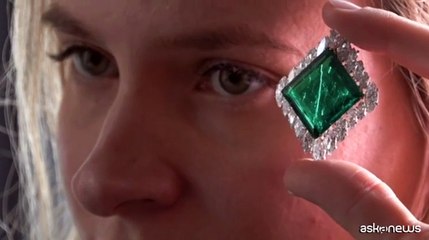 All'asta a Ginevra una spilla con un rarissimo smeraldo da 37 carati